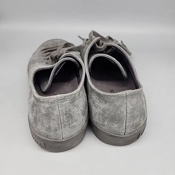 Mens Beavees Wilder Sneaker Suede Gray Size 10 Lace Up