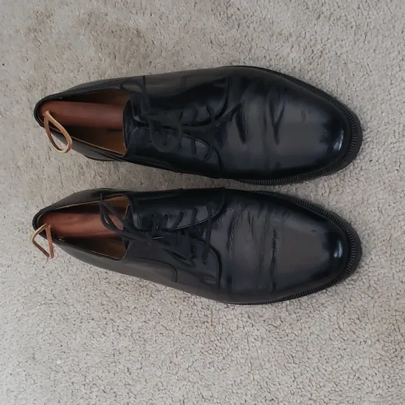 Mens black Cole Haan derby shoes