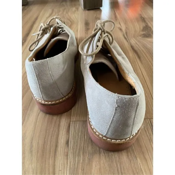 Men's Brooks Brothers 8.5 Classic Tan Bucks Oxford Shoes