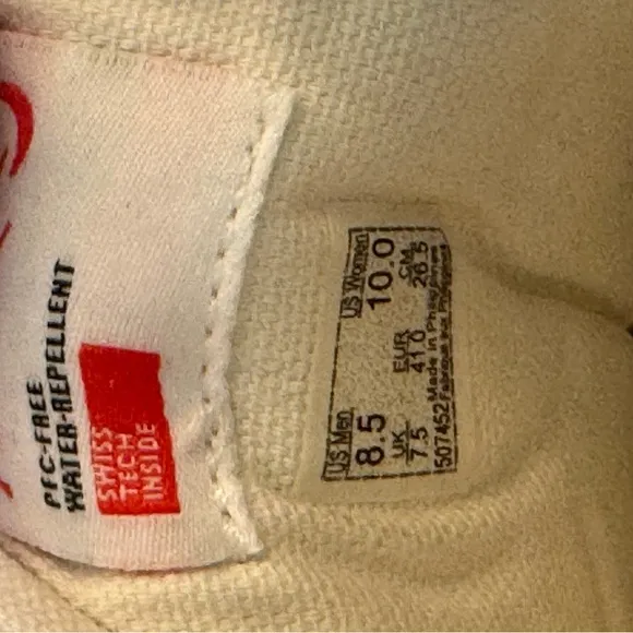 Men’s Classic White Van Sneakers size 8.5 | Worn once!