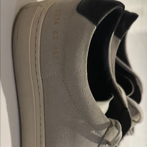 Men's Cream Sneakers suede common projects