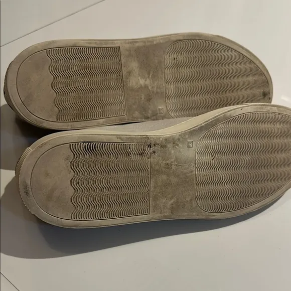 Men's Cream Sneakers suede common projects