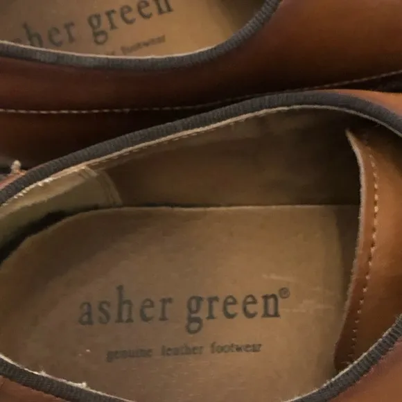 Men’s Genuine leather by Asher Green GUC worn once Easter shoes