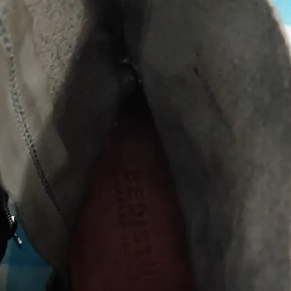 Men's Gray Leather Boots