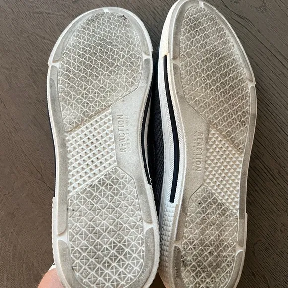 Mens Kenneth Cole Reaction Dark denim Ankir slip on shoes size 9