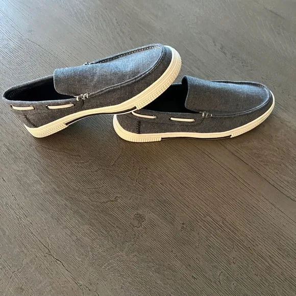 Mens Kenneth Cole Reaction Dark denim Ankir slip on shoes size 9