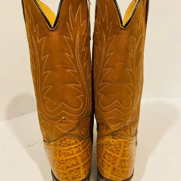 Mens Laredo Western Cowboy Leather Boots Size 10D 41810 Made in USA