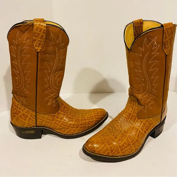 Mens Laredo Western Cowboy Leather Boots Size 10D 41810 Made in USA
