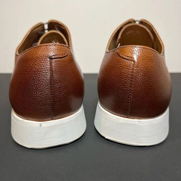 Mens MARC NOLAN Knox Cognac Brown Cap Toe Casual Dress Shoes / Size 12