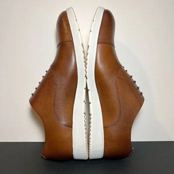 Mens MARC NOLAN Knox Cognac Brown Cap Toe Casual Dress Shoes / Size 12
