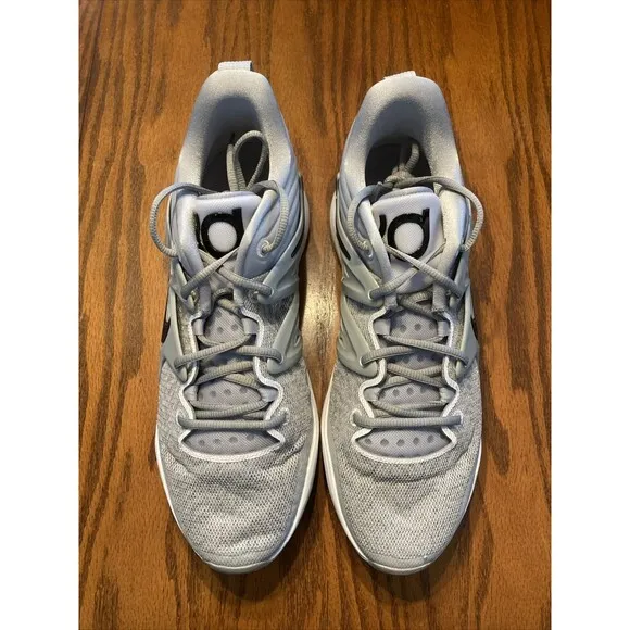 Men's Nike KD 15 TB Promo Wolf Grey Black DX6648-003 Basketball Shoes Size 12.5