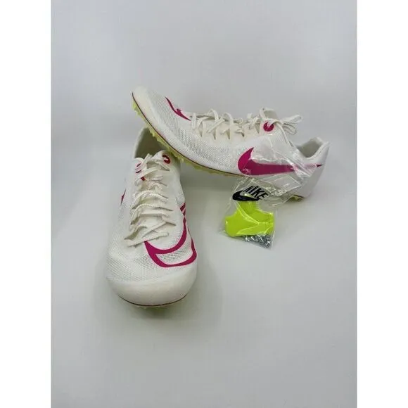 Men's Nike Zoom Ja Fly 4 Sail Fierce Pink Track Field Spikes DR2741-100 Size 11
