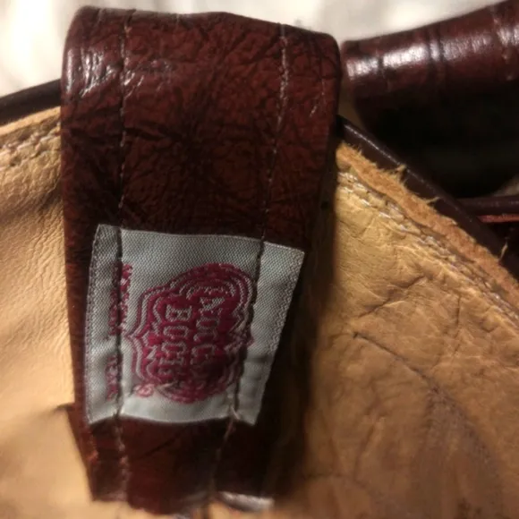 Mens Nocona Kangaroo Cowboy Boots New Nwt Brown Med Round Toe 11.5