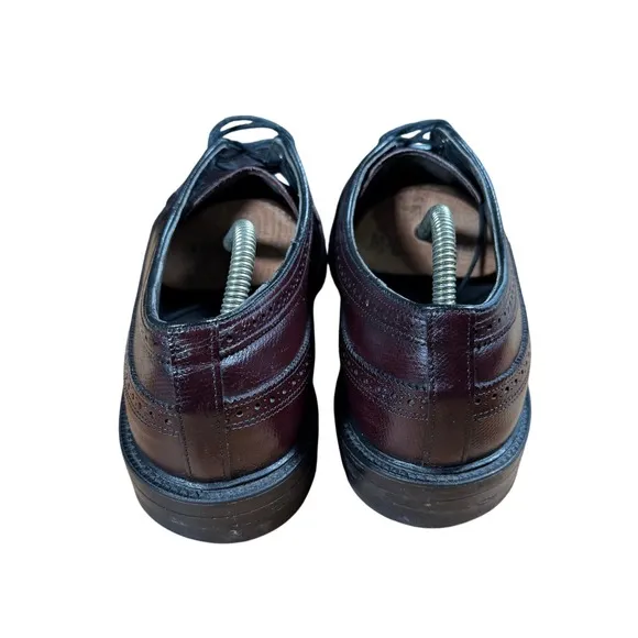 Men's O'Sullivan Royal Imperial Oxford Wingtips Leather Cordovan Shoes size 10