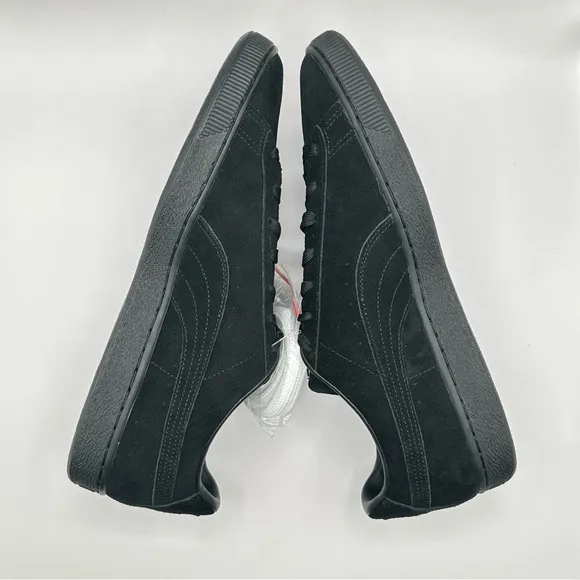 Men’s Puma Suede Classic XXI Size 13 Triple Black Sneakers Low 374915 12 New