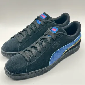 Men’s Puma Suede Triplex Dazed Sneakers Size 12 Black Leather 382954-01