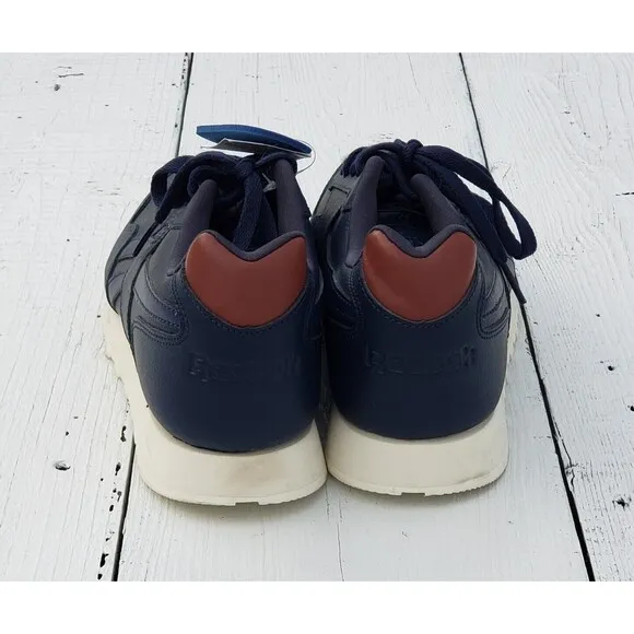 Men's Reebok Classic Harman Run Blue Casual Shoes Size 8 EU 40.5