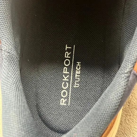 Mens ROCKPORT TRISTEN STEP ACTIVATED LACE-UP Brown TRUTECH Casual Shoes‎ 9.5