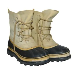 Men's Sorel Caribou Boots Size 8 Lined Waterproof Winter Lace Up