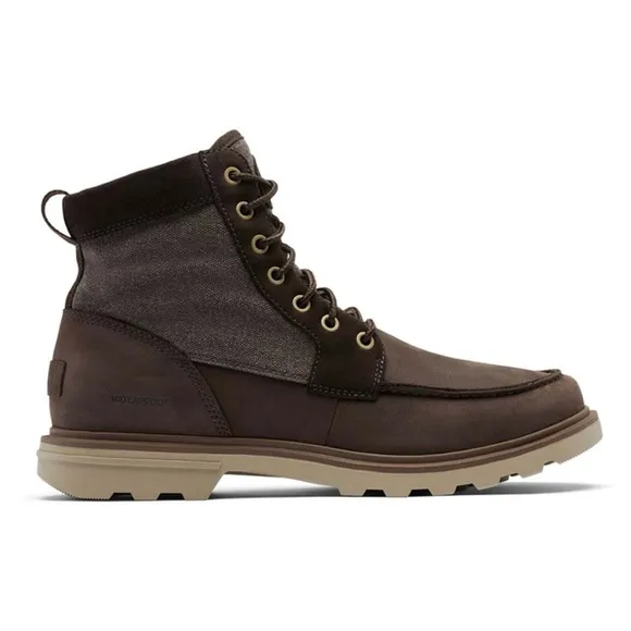 Men's SOREL Carson Waterproof Moc Toe Boots