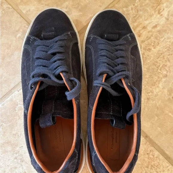 Men’s suede sneakers Ermenegildo Zegna