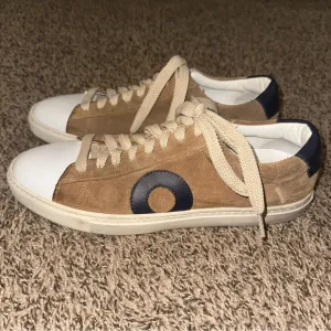 Men's Tan and black Oliver Cabell Sneakers made in Italy size 44