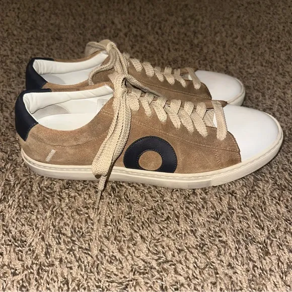 Men's Tan and black Oliver Cabell Sneakers made in Italy size 44