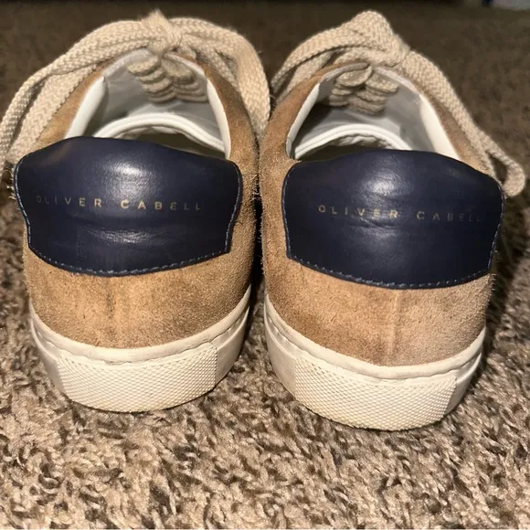 Men's Tan and black Oliver Cabell Sneakers made in Italy size 44