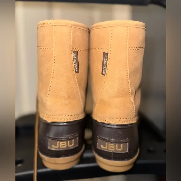 Men's Tan and Brown Duck Boots by JBU