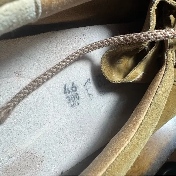 Men's Tan Suede Casual Birkenstock shoes size 13