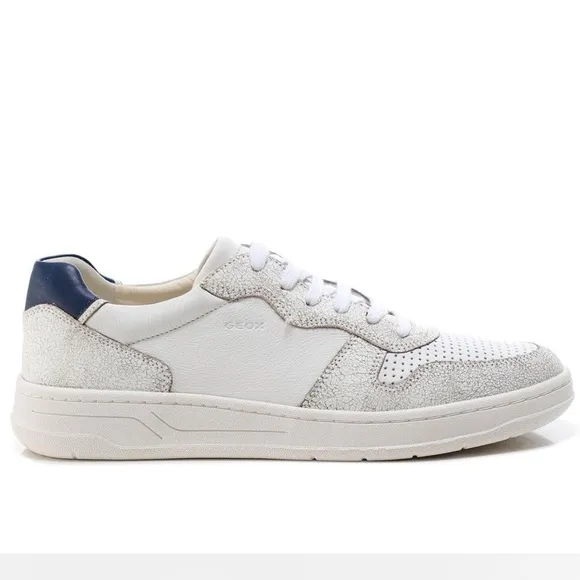 Men's White Geox Sneakers size 12.
