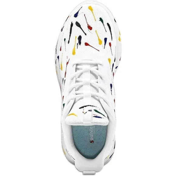 Mens White Running Shoes Stylish Sports Tennis Walking Sneakers