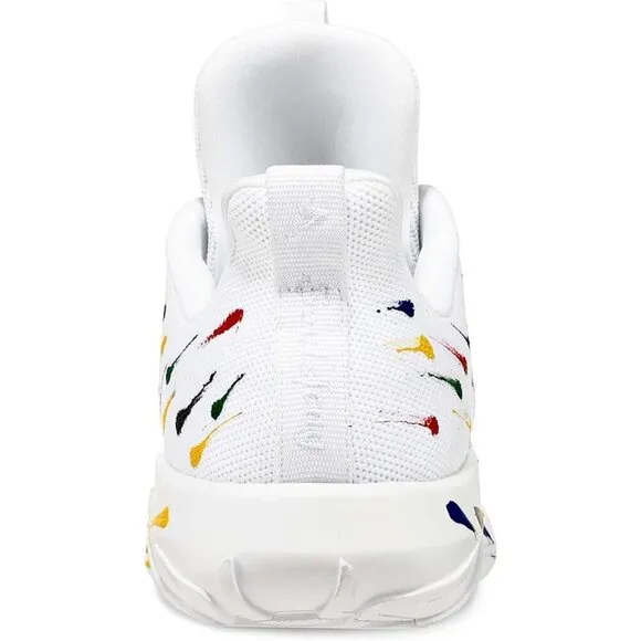 Mens White Running Shoes Stylish Sports Tennis Walking Sneakers