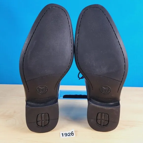 Mephisto Air-Jet Mens Size‎ 11 Shoes Black genuine Leather apron toe dress Shoes