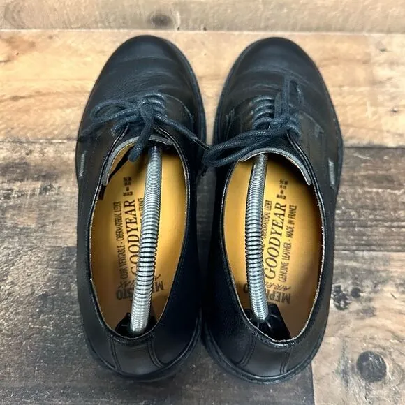 Mephisto air relax genuine leather shoes Size 8.5 black