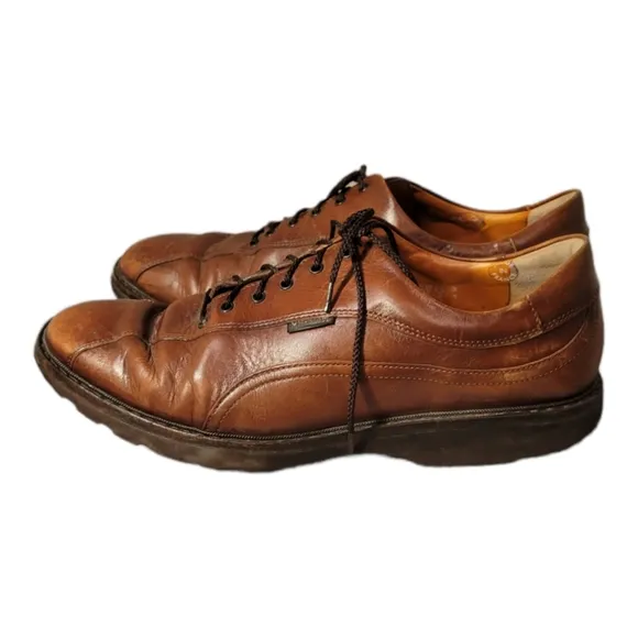 Mephisto Air Relax Goodyear Welt Brown Genuine Leather Shoes Men Size 9US EU 8.5