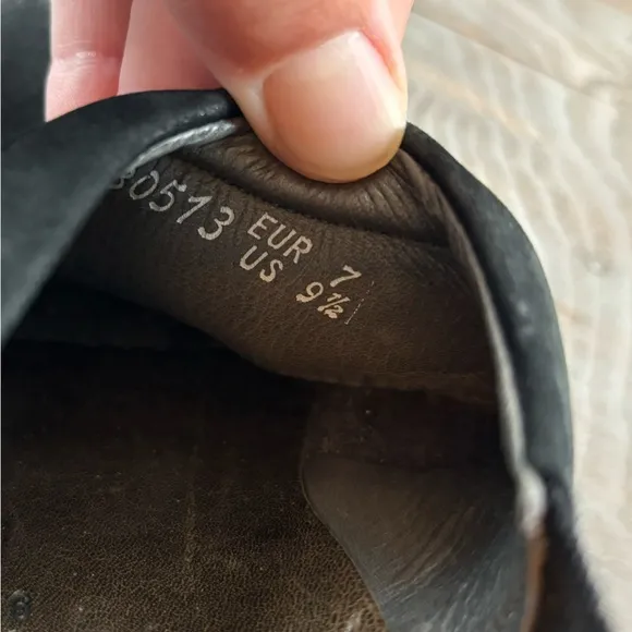 Mephisto black suede slip on shoes | size 9.5