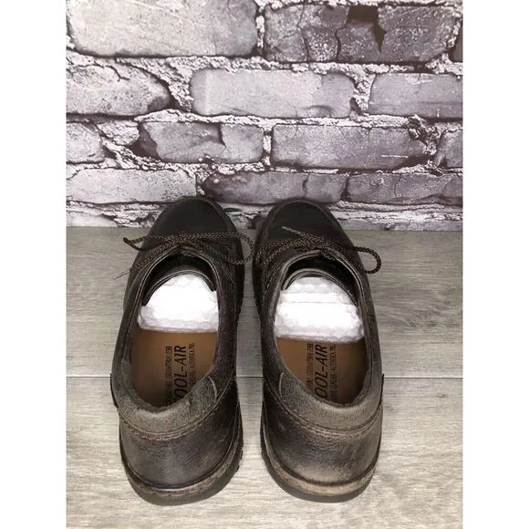 Mephisto Cool-Air Brown Leather Casual Comfort Lace Up Shoes Men’s 10.5M US/44EU
