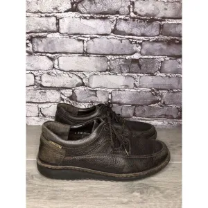 Mephisto Cool-Air Brown Leather Casual Comfort Lace Up Shoes Men’s 10.5M US/44EU