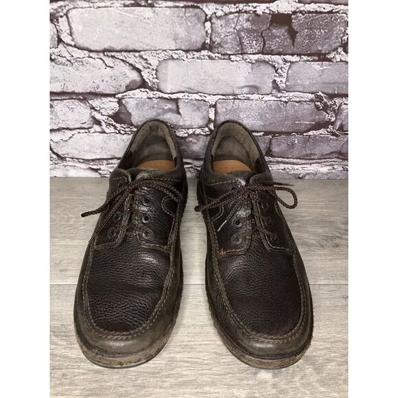 Mephisto Cool-Air Brown Leather Casual Comfort Lace Up Shoes Men’s 10.5M US/44EU