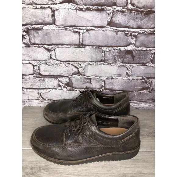 Mephisto Cool-Air Brown Leather Casual Comfort Lace Up Shoes Men’s 10.5M US/44EU