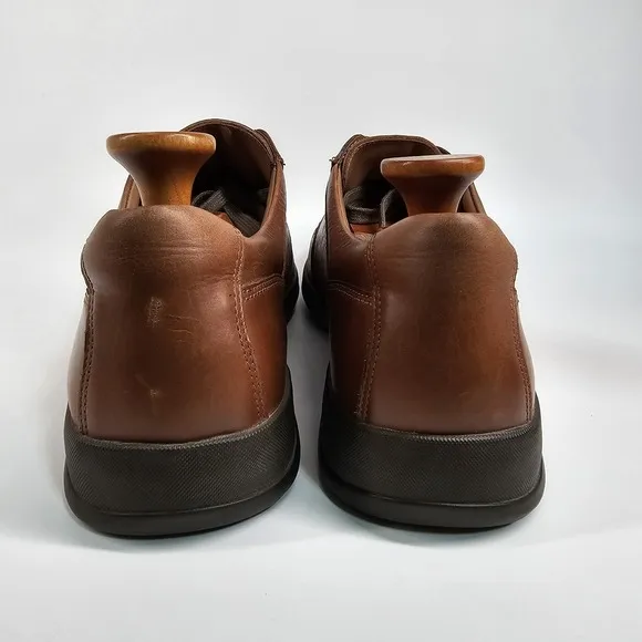 Mephisto Matteo Match Shoes Men 10.5 Runoff Air Jet Brown Leather Casual Comfort