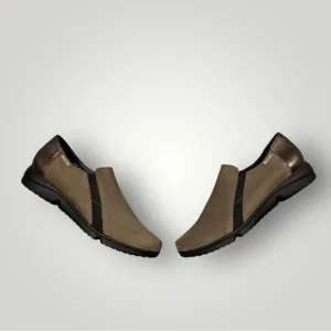 Mephisto Romea Slip on Nubuk Shoes in walnut Sz 10