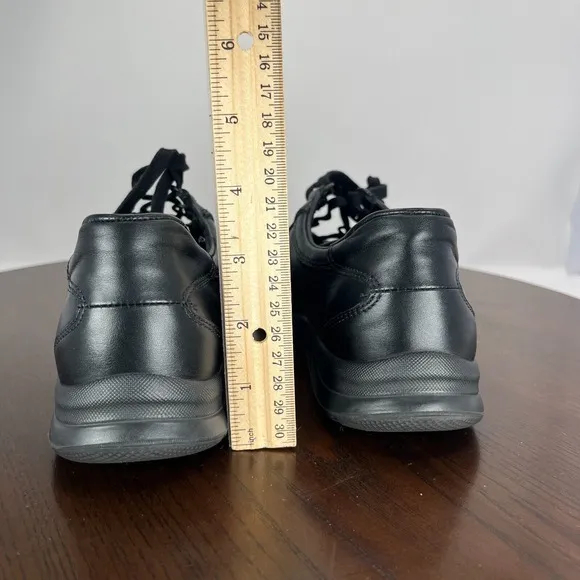 Mephisto Runoff Air Jet System Shoes Women's 8 Black Leather Comfort‎ Sneaker