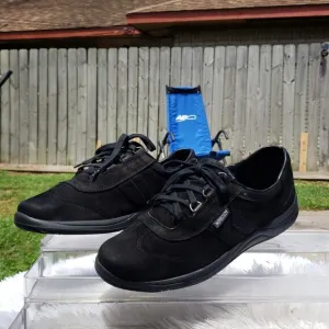 ***MEPHISTO**** RUNOFF LASER BLACK LEATHER NUBUCK MADE IN BOSNIA SIZE 9 women's
