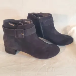 Mephisto Women's BALINA Ankle Boots Size 11 M Black Suede