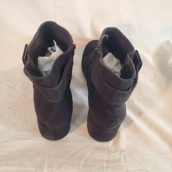 Mephisto Women's BALINA Ankle Boots Size 11 M Black Suede
