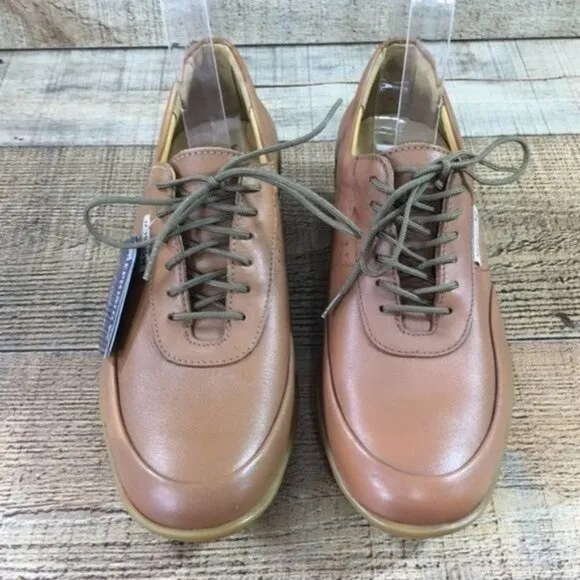 Mephisto Brown‎ Leather Oxford Sneaker Shoes Cool Air Women’s 5