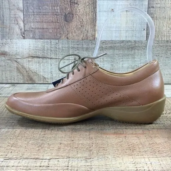 Mephisto Brown‎ Leather Oxford Sneaker Shoes Cool Air Women’s 5