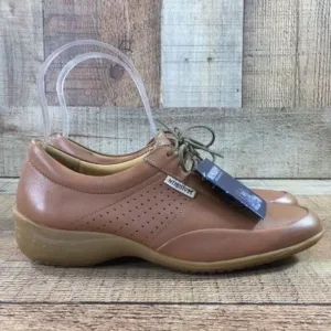 Mephisto Brown‎ Leather Oxford Sneaker Shoes Cool Air Women’s 5